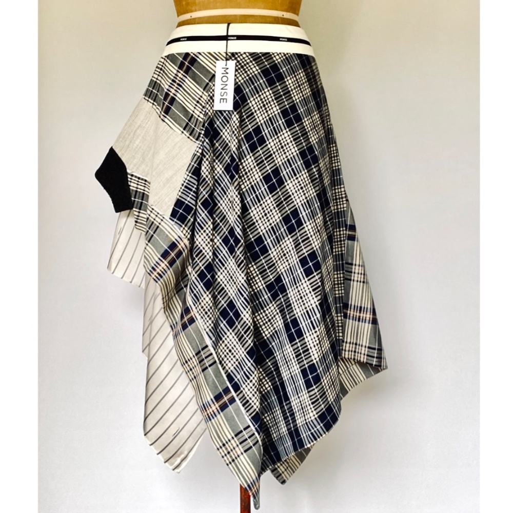 Monse Draped Plaid Jacket Skirt NWT US4 - Picture 13 of 16